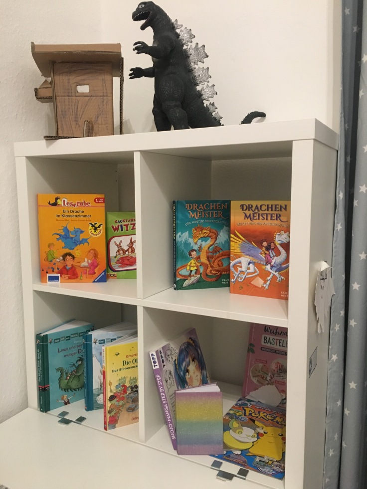 Bücher aufräumen nach Montessori